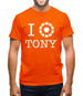 I Heart Tony Stark Mens T-Shirt