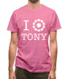 I Heart Tony Stark Mens T-Shirt