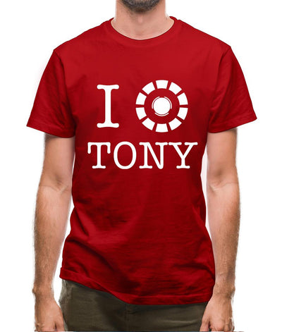 I Heart Tony Stark Mens T-Shirt