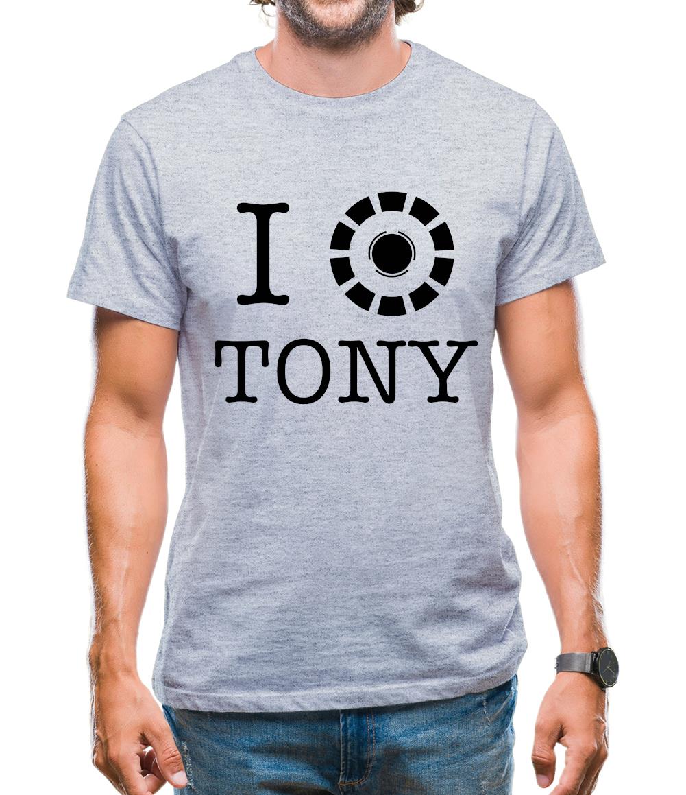 I Heart Tony Stark Mens T-Shirt