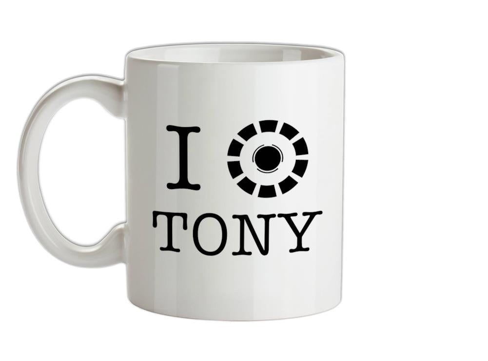 I Heart Tony Stark Ceramic Mug