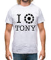 I Heart Tony Stark Mens T-Shirt