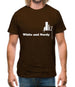 White and Nerdy Mens T-Shirt