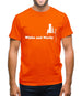White and Nerdy Mens T-Shirt