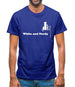 White and Nerdy Mens T-Shirt