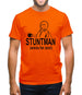 Stuntman Works For Beer Mens T-Shirt