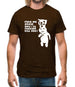 Poke me again and I'll f**king kill you! Mens T-Shirt