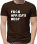 F**k Africa's debt Mens T-Shirt