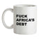 F**k Africa's debt Ceramic Mug
