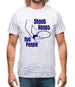 Shoot hoops not people Mens T-Shirt