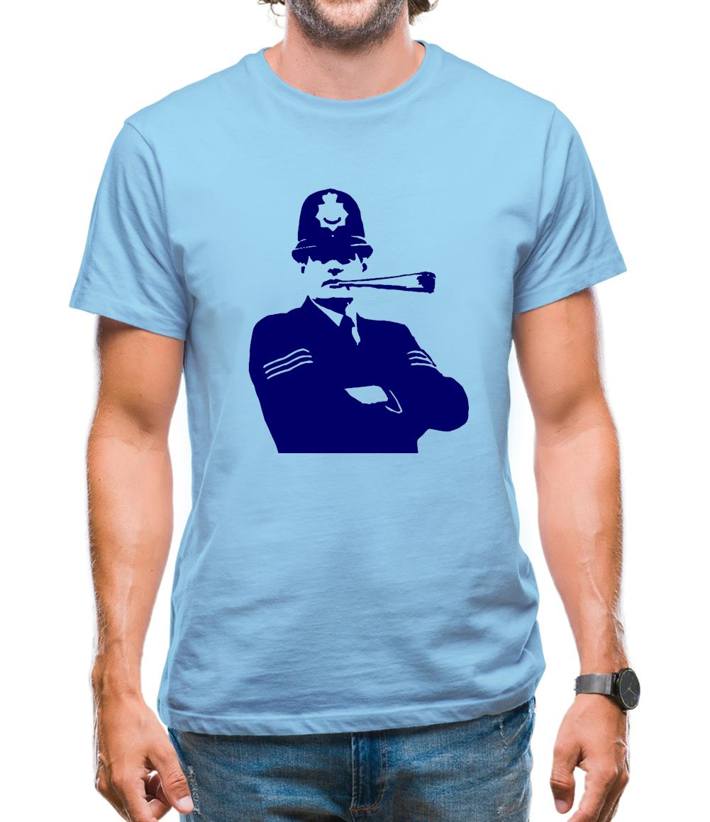 Bent cops burn crops Mens T-Shirt