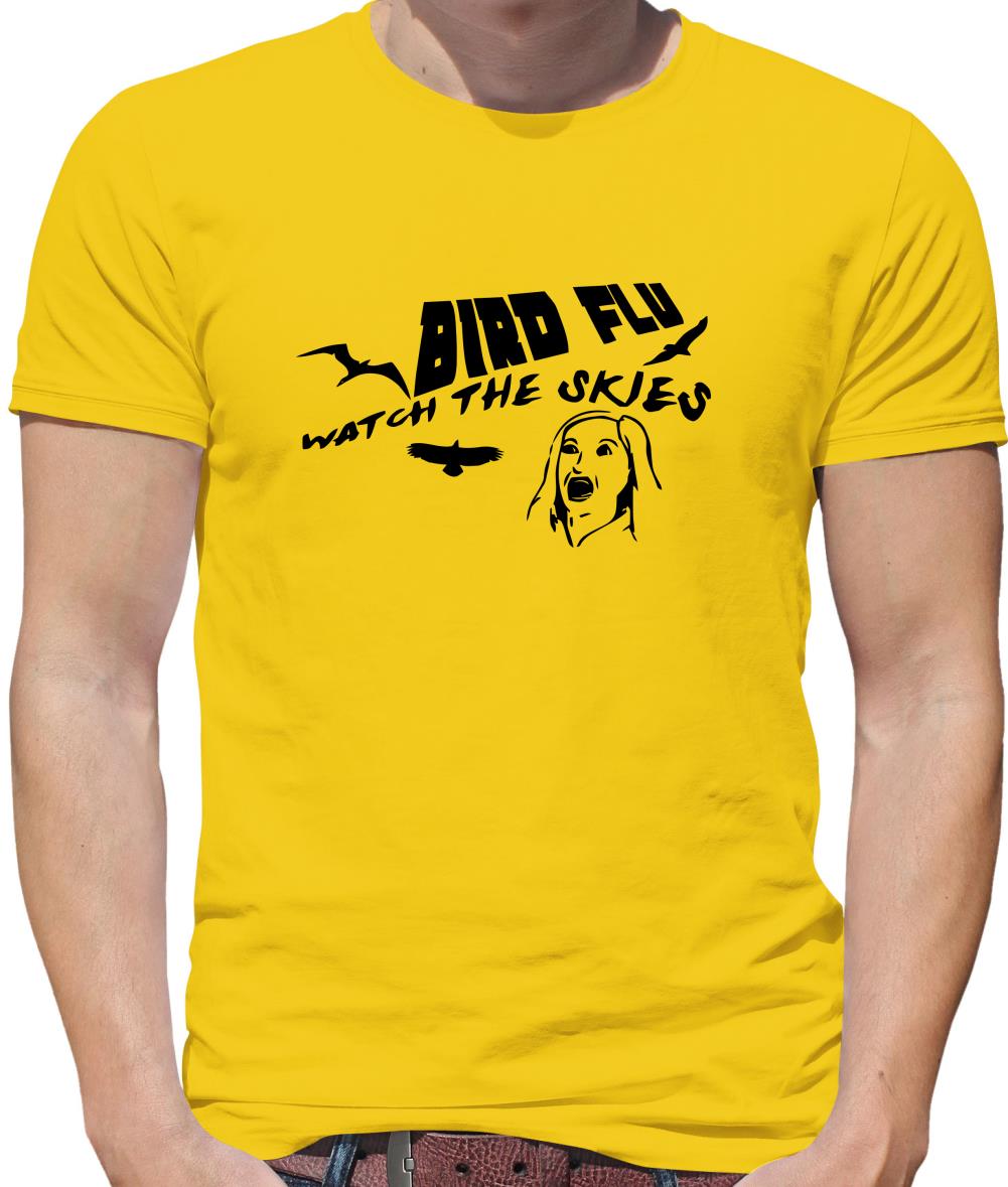 Bird Flu, watch the skies Mens T-Shirt