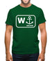 W Anchor Mens T-Shirt