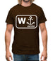 W Anchor Mens T-Shirt