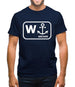 W Anchor Mens T-Shirt