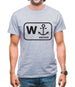 W Anchor Mens T-Shirt