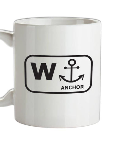 W Anchor Ceramic Mug