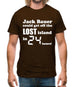 Jack Bauer could get off the Lost island in 24 hours! Mens T-Shirt