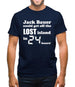 Jack Bauer could get off the Lost island in 24 hours! Mens T-Shirt