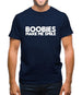 Boobies Make Me Smile Mens T-Shirt