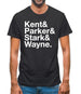 Kent Parker Stark Wayne Mens T-Shirt