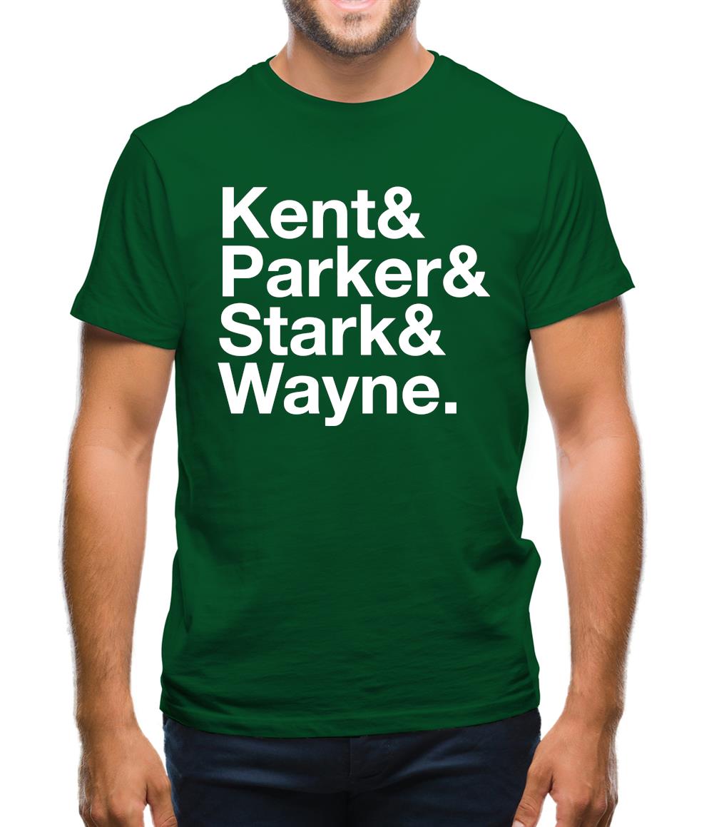 Kent Parker Stark Wayne Mens T-Shirt