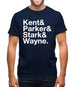 Kent Parker Stark Wayne Mens T-Shirt