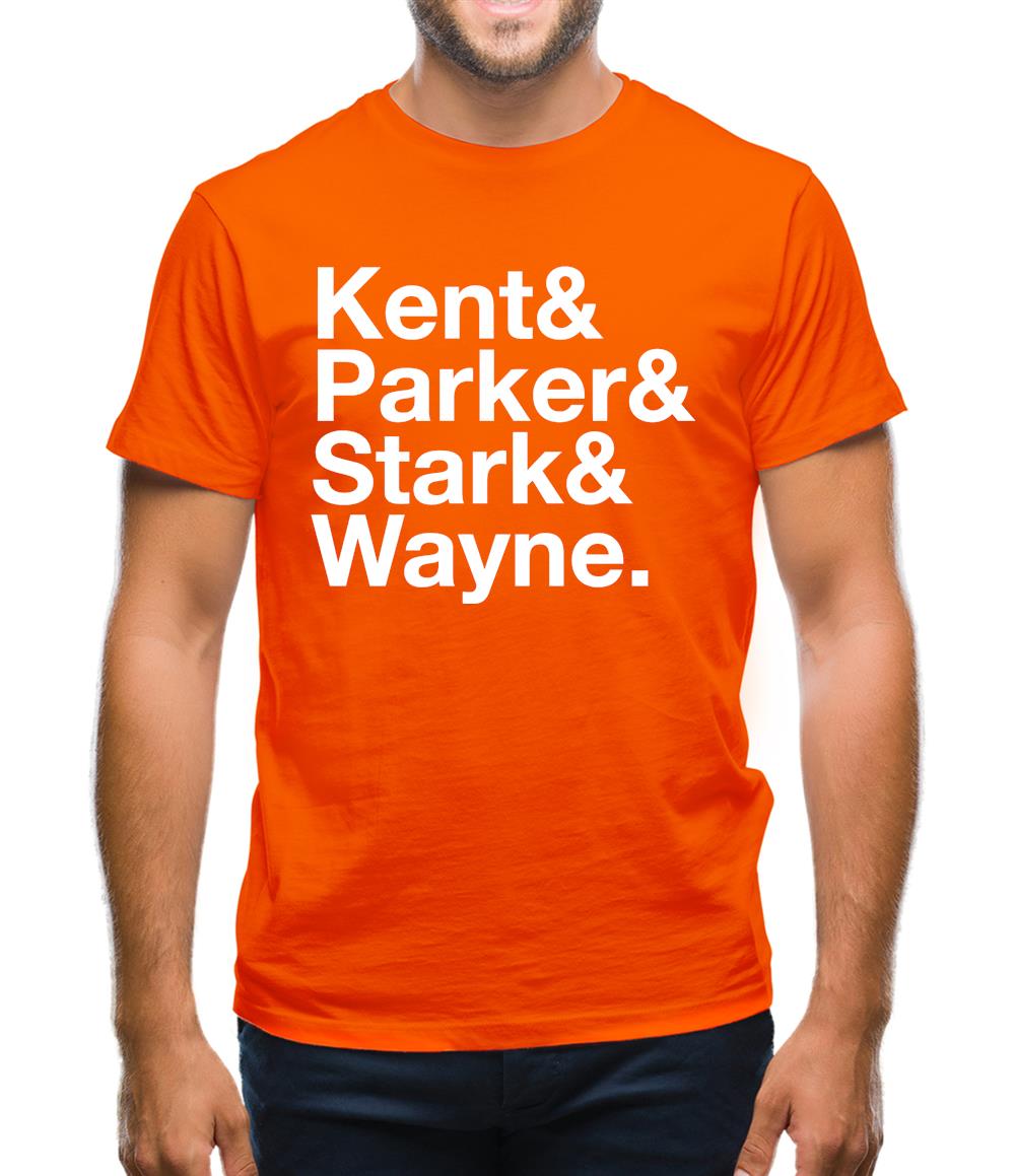 Kent Parker Stark Wayne Mens T-Shirt