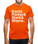 Kent Parker Stark Wayne Mens T-Shirt