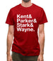 Kent Parker Stark Wayne Mens T-Shirt