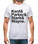 Kent Parker Stark Wayne Mens T-Shirt