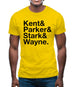 Kent Parker Stark Wayne Mens T-Shirt