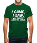 I Came I Saw I Was Politely Asked To Leave Mens T-Shirt