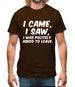 I Came I Saw I Was Politely Asked To Leave Mens T-Shirt