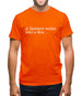 A Dyslexic walks into a bra Mens T-Shirt