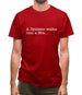 A Dyslexic walks into a bra Mens T-Shirt