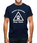 Honey Badgers - Stay Alert! Mens T-Shirt