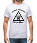 Honey Badgers - Stay Alert! Mens T-Shirt