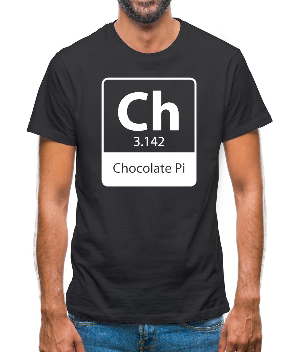 Chocolate Pi Mens T-Shirt