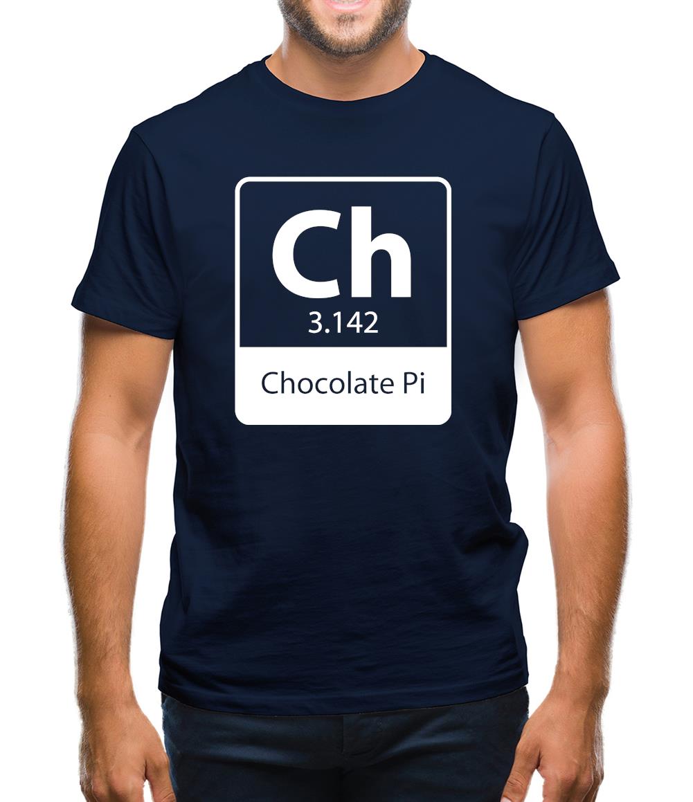 Chocolate Pi Mens T-Shirt