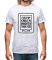 even my kindle is brighter than you Mens T-Shirt