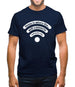 Home Is Where The... Wifi Connects Automatically Mens T-Shirt