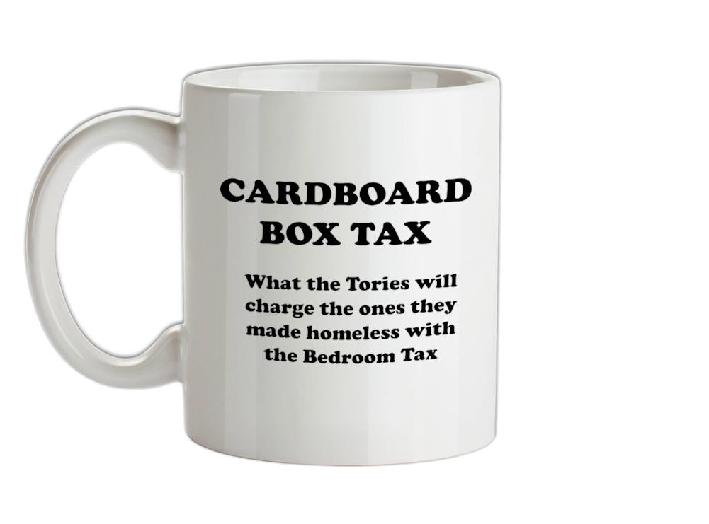 Cardboard Box Tax Ceramic Mug