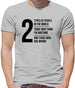 2 types of people in this world, those who think I'm awesome and those who are wrong Mens T-Shirt