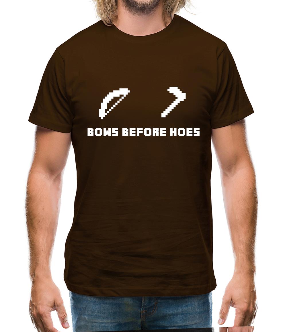 Bows Before Hoes Mens T-Shirt