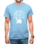Anything Unrelated To Elephants Is Irrelephant Mens T-Shirt