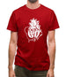 Hand Heart Burst Top Mens T-Shirt