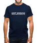 Keep Working - people on benefits depend on you! Mens T-Shirt