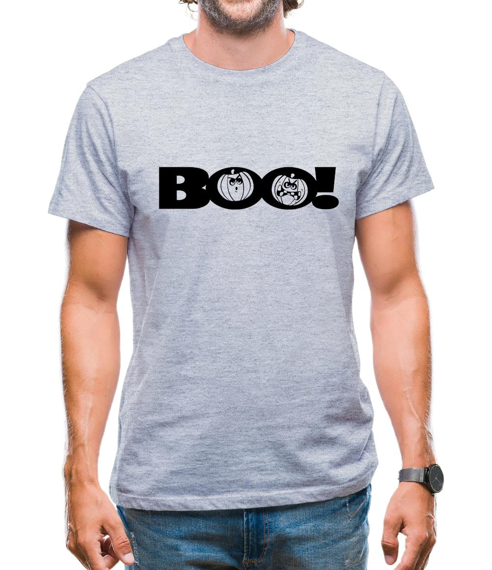 Boo Pumpkin Mens T-Shirt