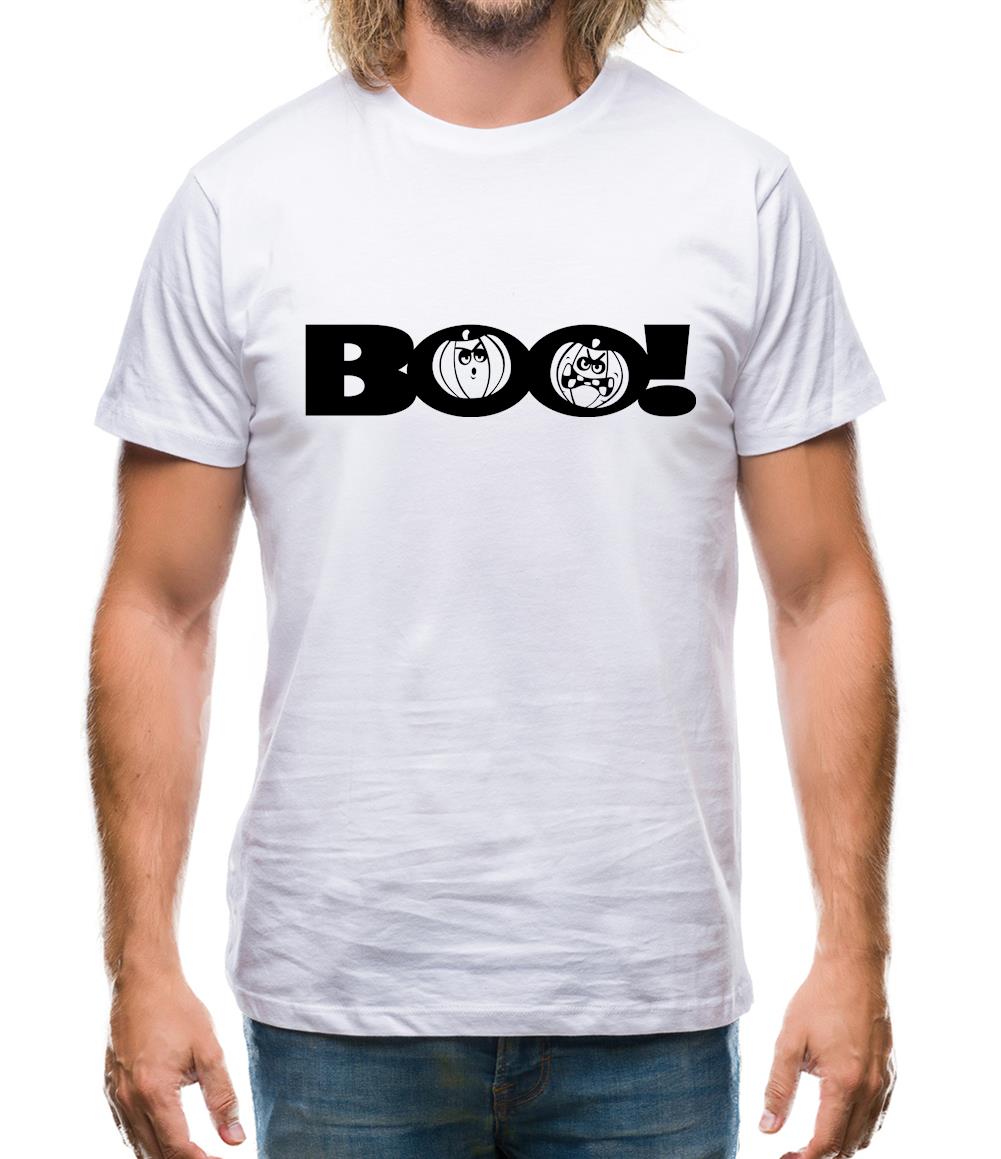 Boo Pumpkin Mens T-Shirt
